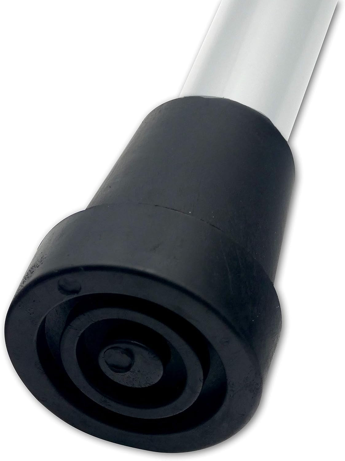 Healthcare Folding Walking Stick, Adjustable Aluminium Cane, Silver