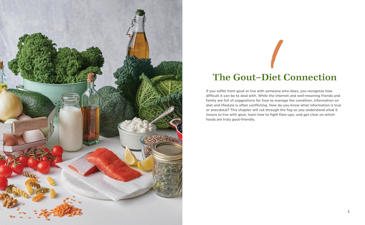 The Healing Gout Cookbook: Anti-Inflammatory Recipes to Lower Uric Acid Levels and Reduce Flares