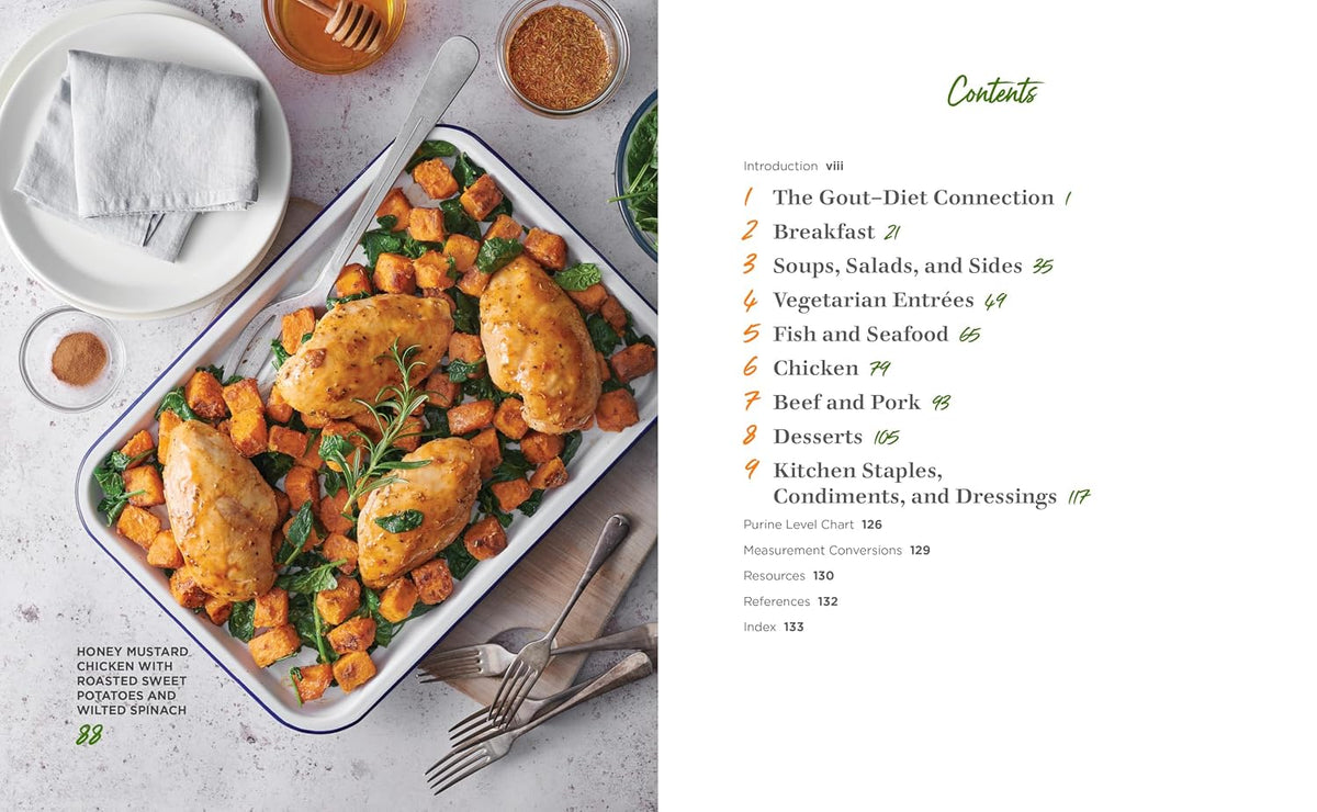 The Healing Gout Cookbook: Anti-Inflammatory Recipes to Lower Uric Acid Levels and Reduce Flares
