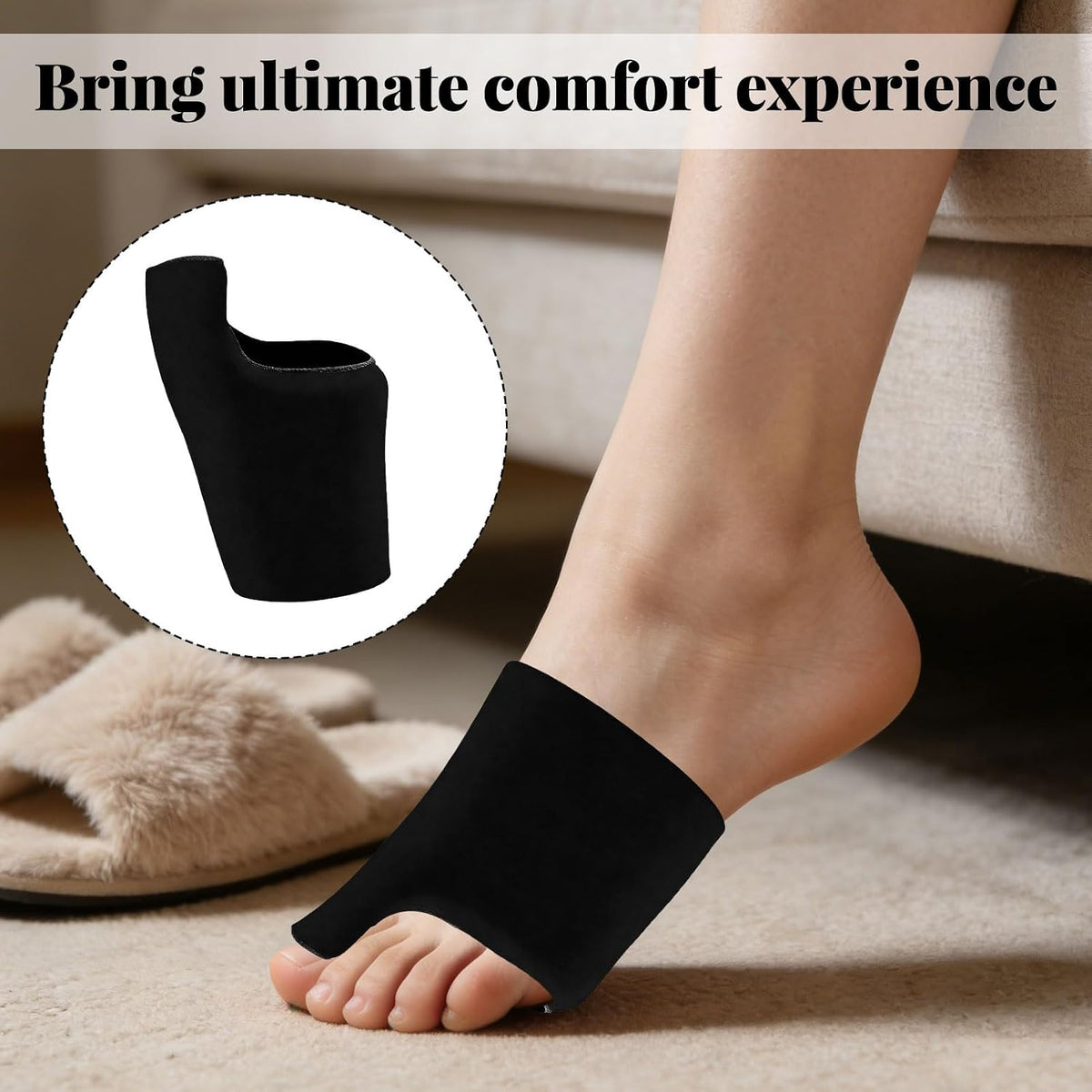 1 PCS Forefoot Toe Ice Pack Wrap,Reusable Foot Thumb Ice Pack,Cold & Heat Therapy Gel Ice Packs,Ice Pack for Foot,Big Toe Pain Relief,Sports Injuries,Swelling,Bunions,Gout Treatment for Feet