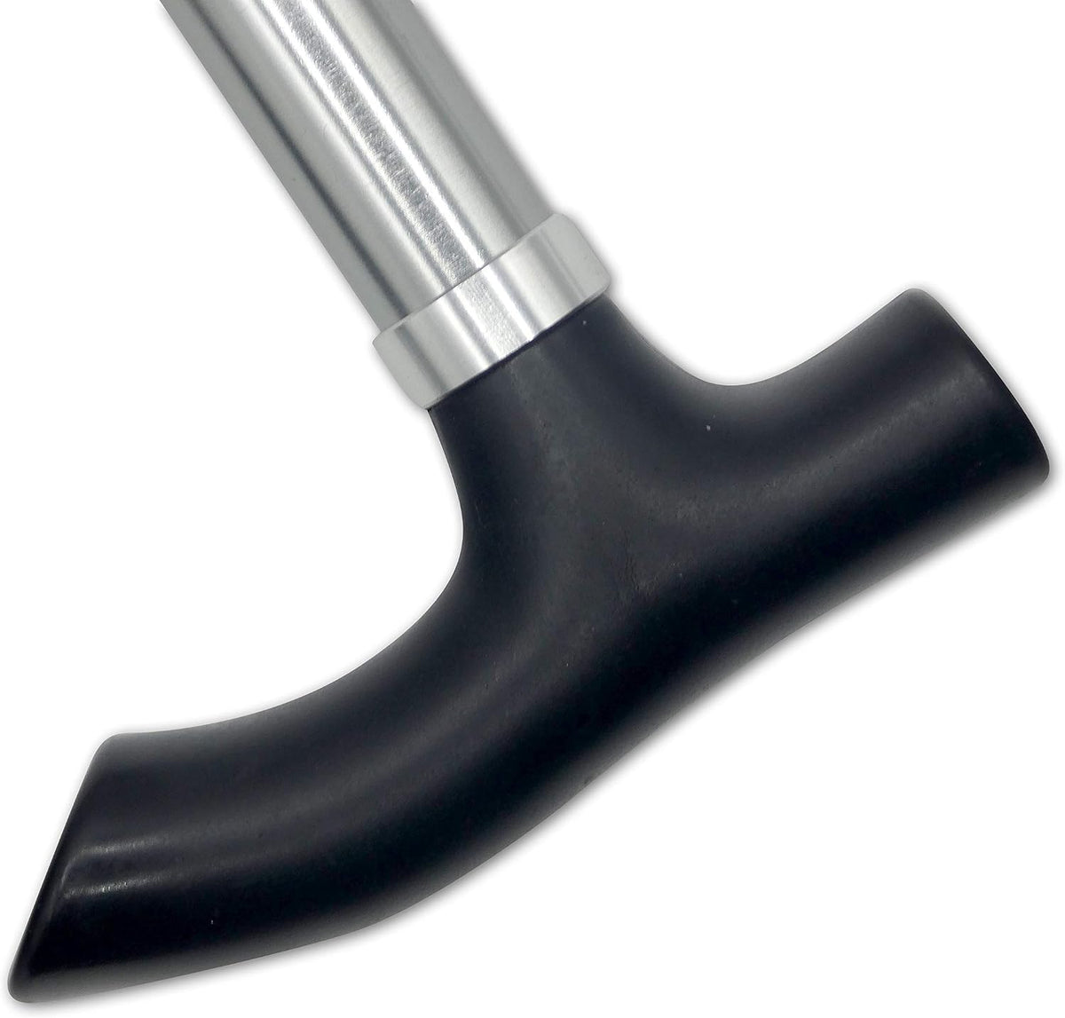 Healthcare Folding Walking Stick, Adjustable Aluminium Cane, Silver